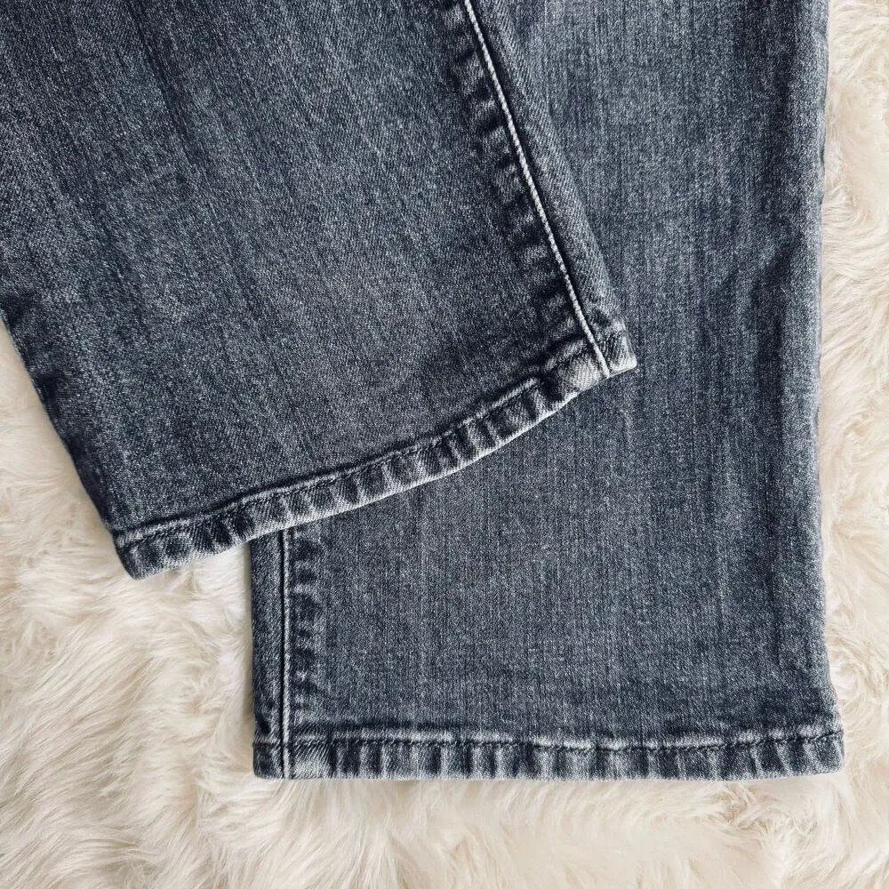 Universal Thread Vintage Straight Jeans 2/26 (27x29) Gray Blue Distressed Womens